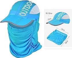 Sun Hat Face Mask Face Cover Neck