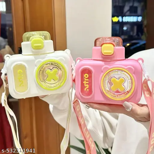 Camera shape water bottel for kids boys girls gift