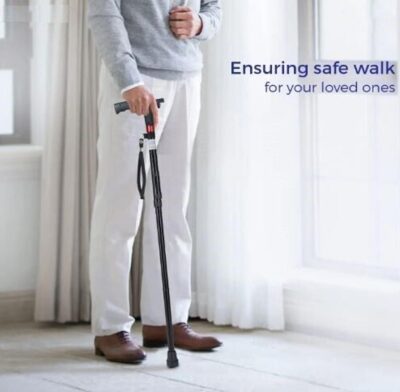 Smart Walking Stick with LED Lights