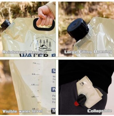 8 Liter Folding Water Storage Bag Pouch