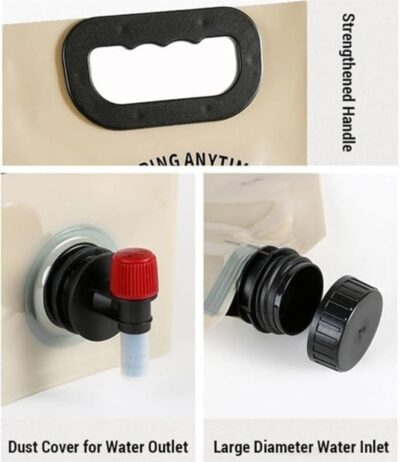 8 Liter Folding Water Storage Bag Pouch