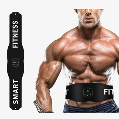 6 Modes EMS Abs Stimulator - Training Device for Muscles Work Out Power Fitness ABS Abdominal Trainer for Abdomen/Arm/Leg Training Home Office Exercise Gift