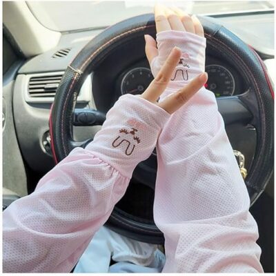 Breathable Ice Sleeves Lightweight Driving Ice Silk Sleeves Uv Protection for Slim