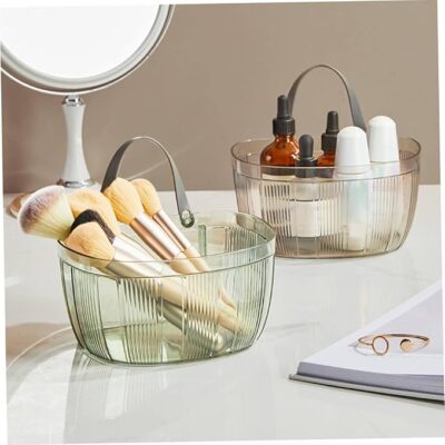 Organizer Basket Shower Basket Hanging Storage Containers Fruit Basket for Storage Kitchen Hanging Wall Basket Food Fruits and Vegetables Plastic